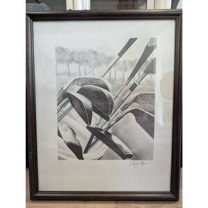 REALISM GOLF ART - Original Artwork "Fore-Shadowing"